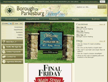 Tablet Screenshot of parkesburg.org